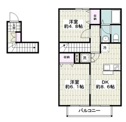 シャンテの物件間取画像